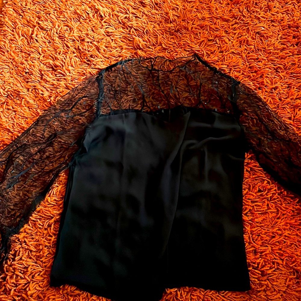 Lace detail blouse